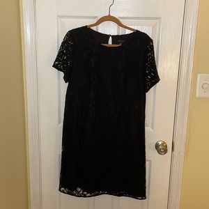 Black lace cocktail dress from ANN TAYLOR